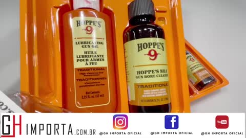 Kit de limpeza e manutenção Hoppes