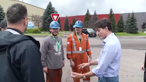 [2024-08-31] Trudeau has tense exchange with Algoma Steel worker in Ont.