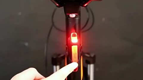 USB Rechargeable Waterproof LED Bicycle Safety Warning Tail Light