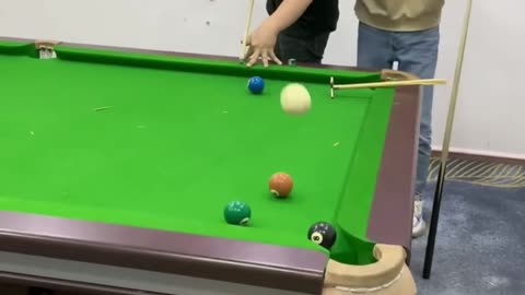 Funny-video-billiards million views #funny #viral #meme