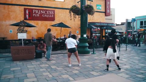 Flash Mob Wedding Proposal in street