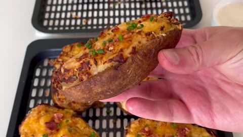 How to Make Twice Baked Potatoes in an Air Fryer