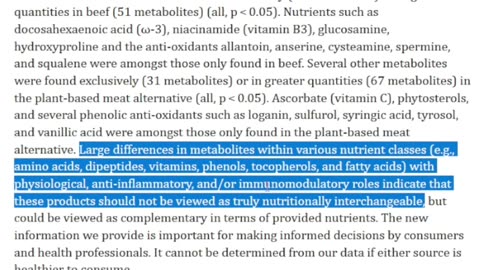 Let's Compare Meat vs Plants: NUTRIENTS (not just vitamins) #nutrients