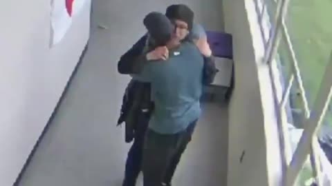 Hero Takes School Shooter's Gun Gives Hug