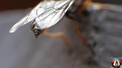 Capture rare moment of small insects