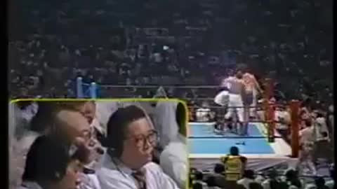 Big John Studd (masked) vs Andre The Giant Japan