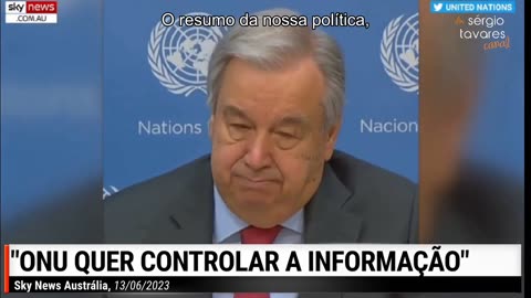 "ONU quer controlar a informação"