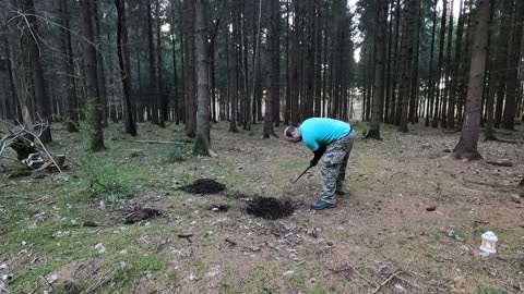 Creating a parameter around the fire pit to prevent any spread of a fire.