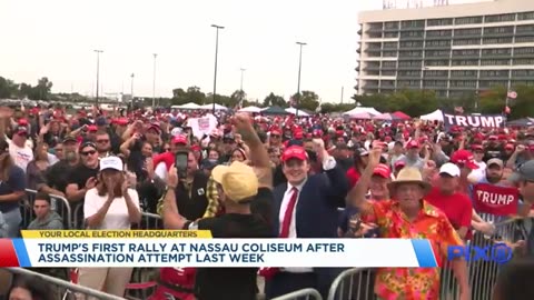 TRUMP on Long Island Rally at Nassau Coliseum to draw thousands