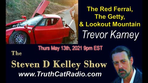 The Red Ferrari, The Getty, and Lookout Mnt. Steven D Kelley May-13-2021