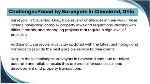 Land Surveying Services in Cleveland, Ohio