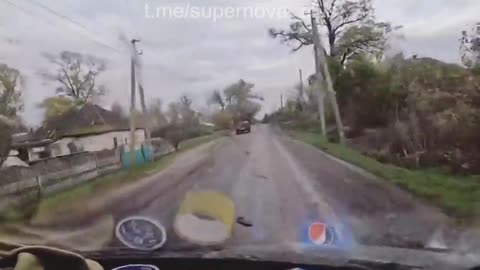 Driving quickly while under fire - Reportedly on the eastern front