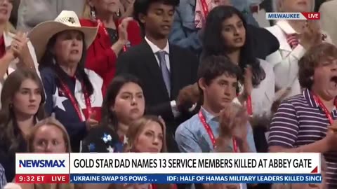 Incredibly powerful moment as the families of the 13 American service members who died