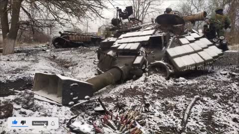 Ukraine Armed Forces Blow6 Russian Tanks in Massive Attack Near Kyiv.