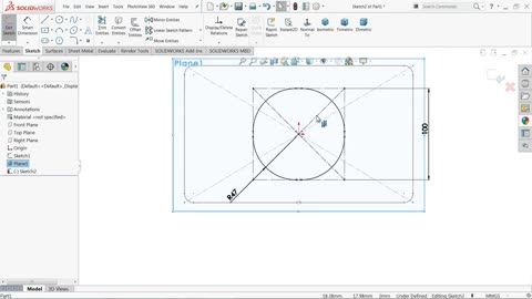 SolidWorks Sheet Metal tutorial calculate hopper in Flat form