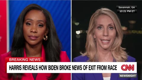 ‘Extraordinary’: Dana Bash describes interview moment when Harris discussed historic call with Biden