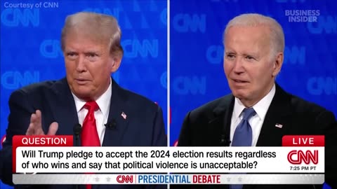 Presidencial Debates Highlights Between Trump And Biden 2024