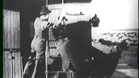 OUT WEST (1918) -- Roscoe Arbuckle, Buster Keaton, Al St. John