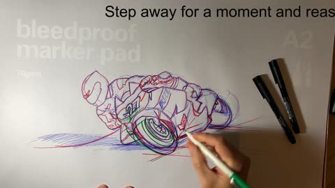 Casey Stoner - Time Lapse Art