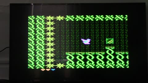 i'm playing harph's curse 7800 indie game homebrew on atari vcs 800