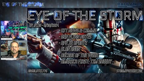 Eye of the Storm Ep. 156 - As The Drip Becomes A Flood -9-00 PM ET-