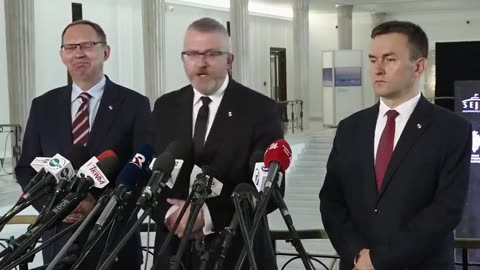 L'eurodeputato polacco Grzegorz Braun sulla visita di Antony Blinken in Polonia