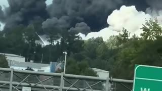 Evacuations underway after fire rages at chemical plant in Conyers, Georgia