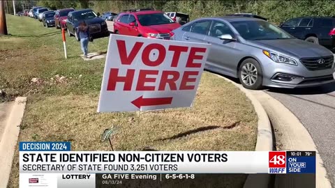 The Alabama Secretary of State just discovered THOUSANDS of non-citizens registered to vote