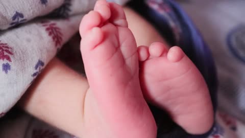 Nice baby feet