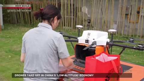 Drones take off in China's 'low-altitude' economyーNHK WORLD-JAPAN NEWS