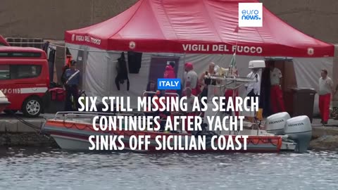 Search resumes in Sicily yacht sinking to find missing people including British magnate