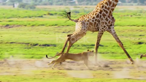 Lion vs Giraffe 🦒