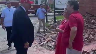 THOUSANDS OF SUPPORTERS CHEER TRUMP as He Assists with Hurricane Relief Efforts in Georgia