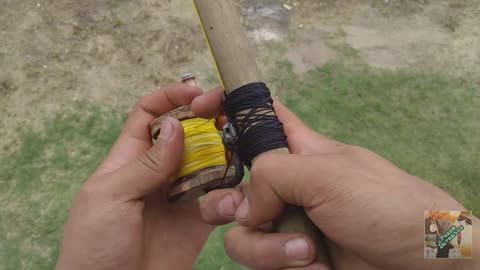 la mejor caña casera //the best homemade fishing pole...