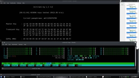 CH-4 Wireless , 031 Crunch Password Generator in Combination with aircrack-ng