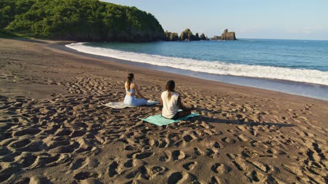 At sea yoga meditation #meditation