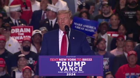 President Donald Trump's Long Island rally