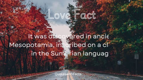 Love quotes and facts