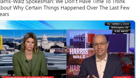 Harris Campaign Spokesman Tells CNN ‘We Don’t Have Time’ to Talk About What Happened Over the Last Few Years