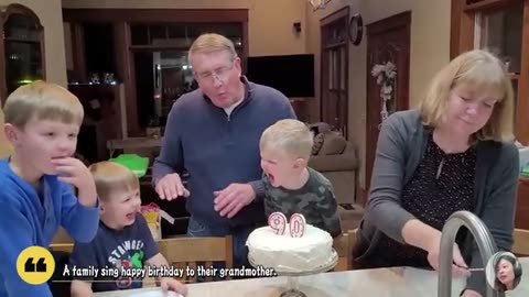 Funny babies and siblings scramble to blow out birthday candles __ Birthday Fails