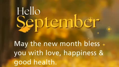 Welcome September