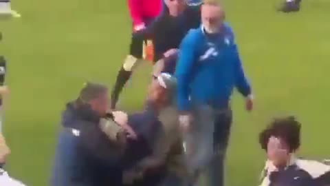 📍Galway. Under 14s match turns into chaos when Brazilian parents start attacki