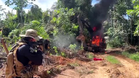 Brazil fights wildcat gold mining in the Amazon