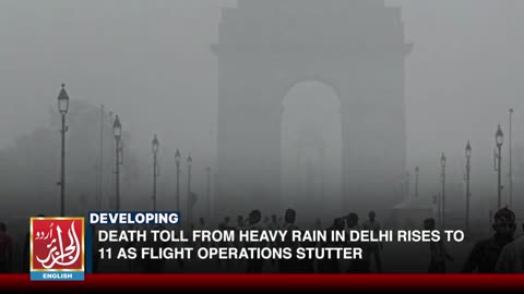 Death Toll From Heavy Rain In Delhi Rises To 11 As Flight Operations Stutter | Aljazairurdu