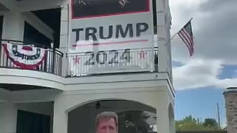 Florida Republican Adds New Donald Trump Banner Despite $50,000 (And Counting) In Fines