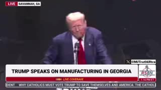 Donald Trump Announces Plans to Deepen the Savannah Port in Georgia