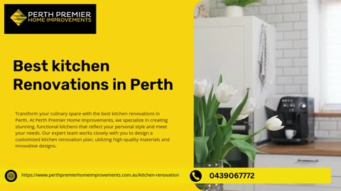 Transform Your Space: Discover the Best Kitchen Renovations in Perth