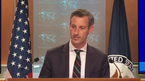 State Department spokesperson Ned Price holds a briefing