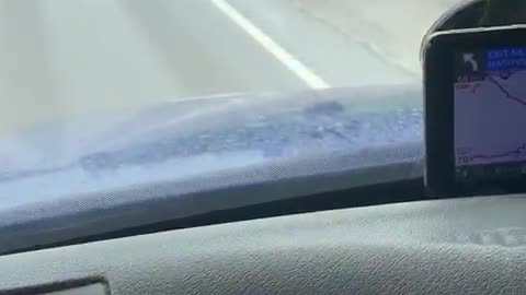 Semi truck tire Explode