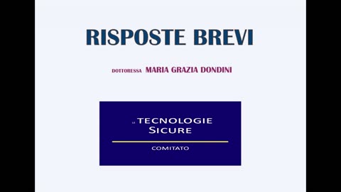 VIROLOGIA Risposte brevi dottoressa Maria Grazia Dondini